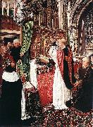 Master of Saint Giles The Mass of St Gilles Sweden oil painting artist